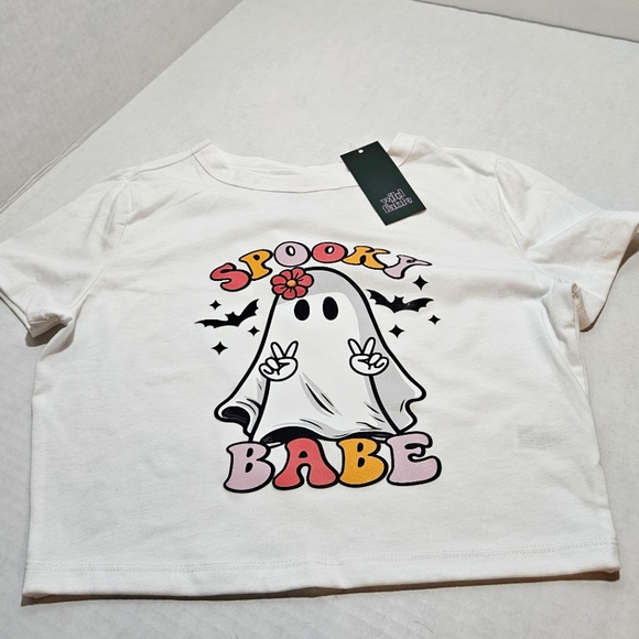 wild fable Tops Spooky Babe Crop Top Poshmark